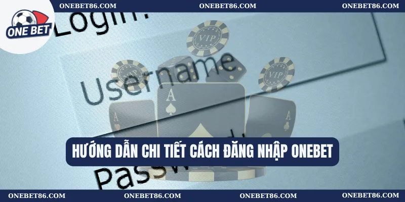 Hướng dẫn chi tiết cách đăng nhập Onebet
